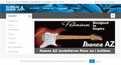 Desktop Screenshot of elmelidmusik.se