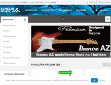 Tablet Screenshot of elmelidmusik.se